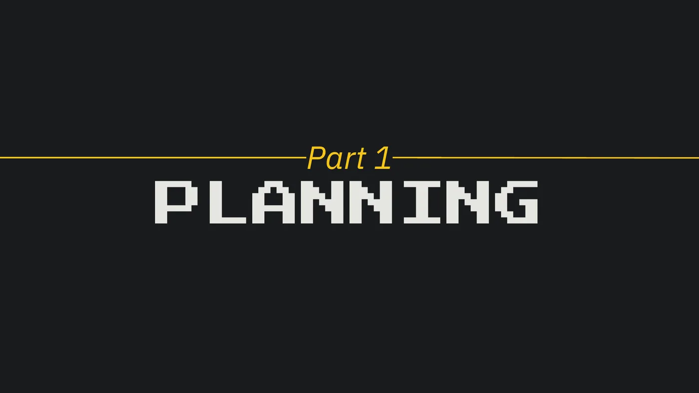 Slide 29: Part 1 PLANNING