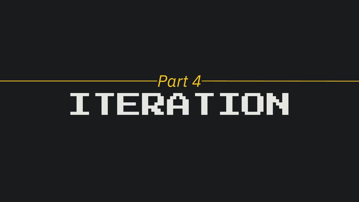Slide 62: Part 4 ITERATION