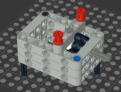 CAD render of the new gearbox design